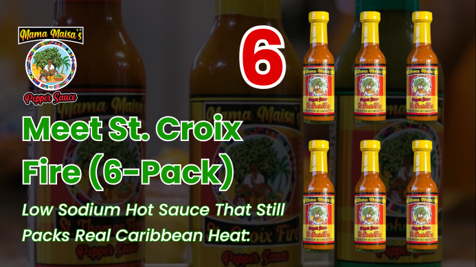 Low sodium scotch bonnet pepper sauce Caribbean hot sauce bottles