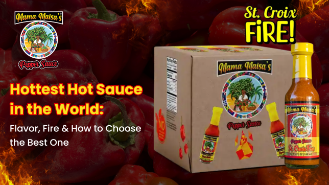 Bowl of hottest hot sauce made with Scotch bonnet peppers