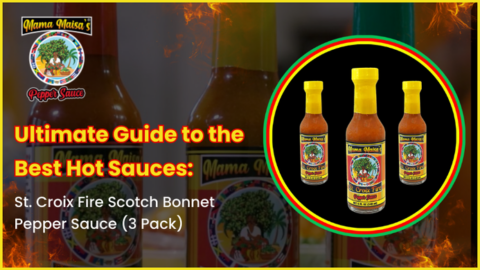 St. Croix Fire scotch bonnet pepper hot sauce three pack