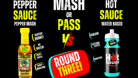 Pepper sauce versus hot sauce comparison.