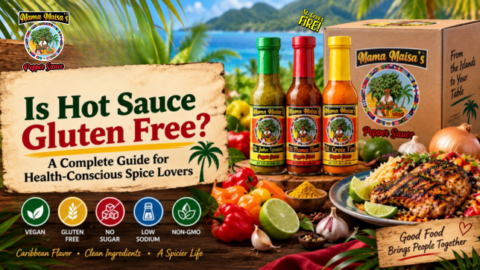 hot sauce gluten free St. Croix Fire with Scotch Bonnet peppers