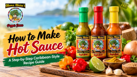 How to make hot sauce with Caribbean Scotch Bonnet peppers